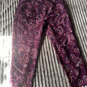 Sweaty Betty Power Crop Paisley Leggings